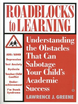 cover image of Roadblocks to Learning
